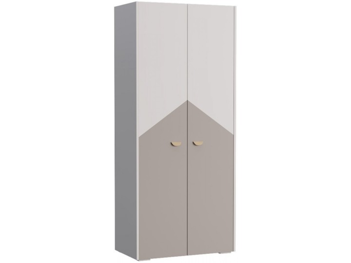 Шкаф 2-х дверный со штангой Грета 