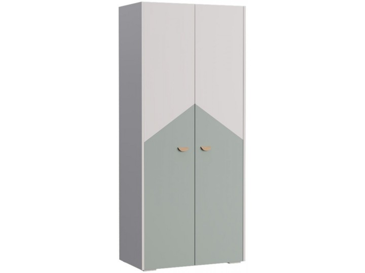 Шкаф 2-х дверный со штангой Грета 