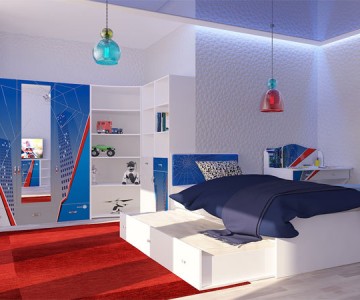 Детская комната для мальчика "Человек паук" 