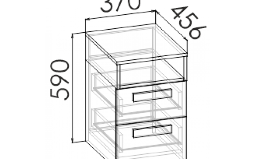 Тумба Т3 "Румика SKY"