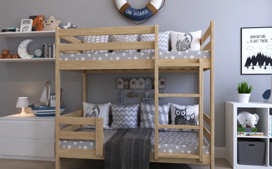 Кровать домик Эко 12 с 2 бортом