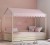 Кровать домик с надстройкой для балдахина Montes Natural (90x200см)