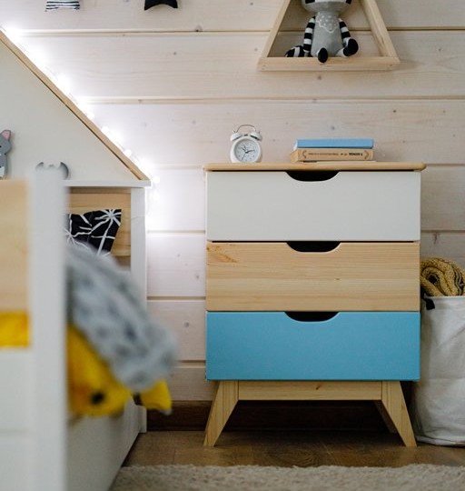 Комод малый Тимберика Кидс №2 на ножках