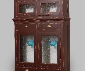 Стеллаж двухдверный Бьёрт на круглых ножках 1-42