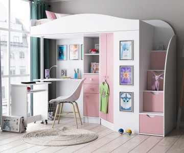 Кровать чердак Теремок-1 Гранд