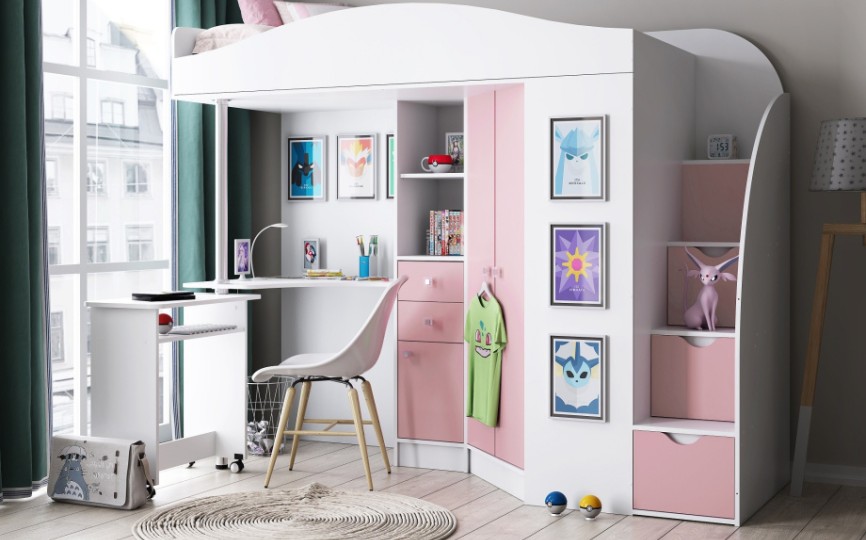 Кровать чердак Теремок-1 Гранд