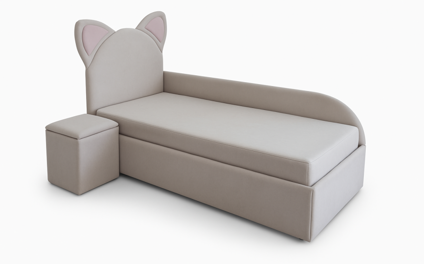 Кровать тахта Хлоя, изголовье с ушками