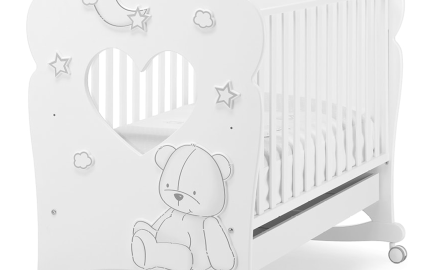 Кроватка Erbesi Stella (Стелла) с окном