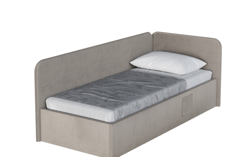 Кровать Токио с подъемным механизмом, велюр