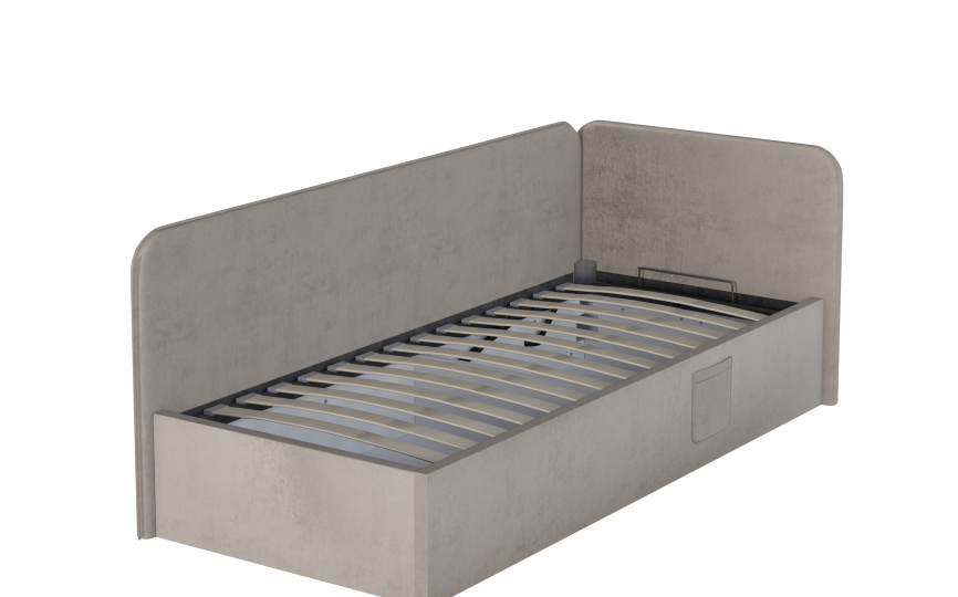 Кровать Токио с подъемным механизмом, велюр