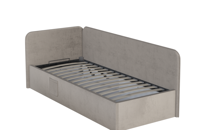 Кровать Токио с подъемным механизмом, велюр