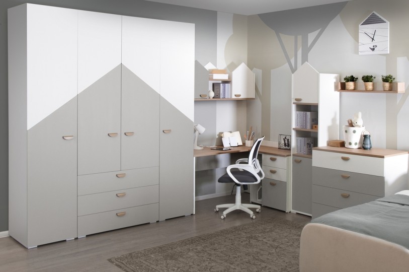 Шкаф 2-х дверный многофункциональный Грета  