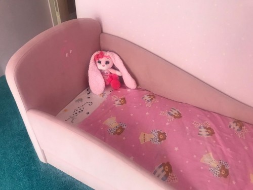 Кроватка с мягкими бортиками "Мяу" 