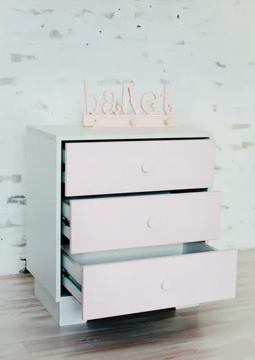 Комод 3 ящика МДФ софт