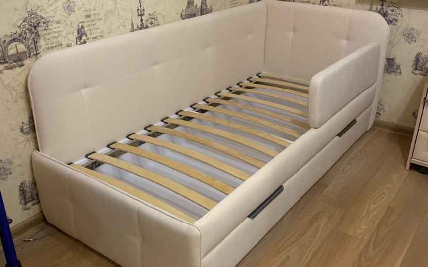 Кровать угловая "Бондо" 200 с дополнительным спальным местом  