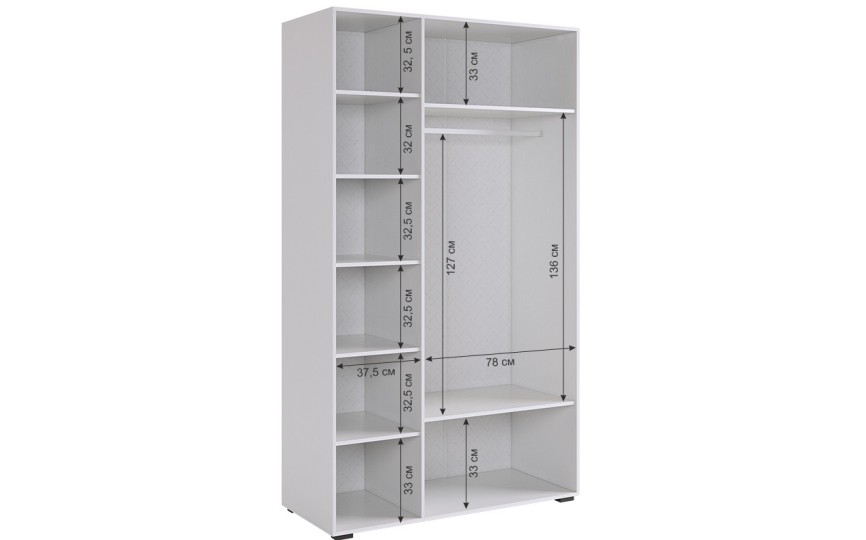 Шкаф трехдверный Ева 105.01 Шкаф трехдверный Ева 105.01