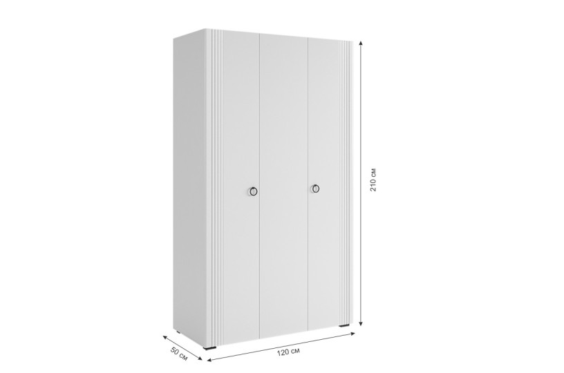 Шкаф трехдверный Ева 105.01 Шкаф трехдверный Ева 105.01