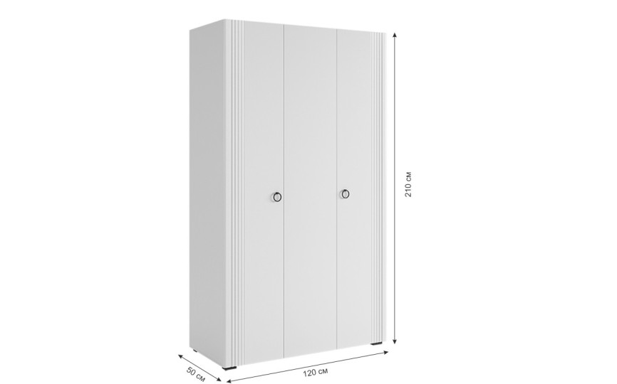 Шкаф трехдверный Ева 105.01 Шкаф трехдверный Ева 105.01