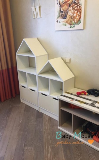 Стеллаж-домик высокий МДФ