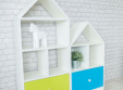Стеллаж-домик высокий МДФ