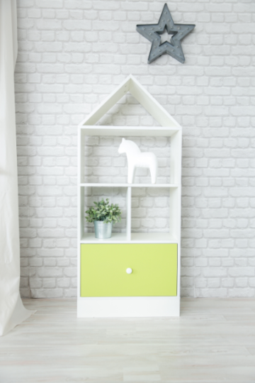 Стеллаж-домик высокий МДФ