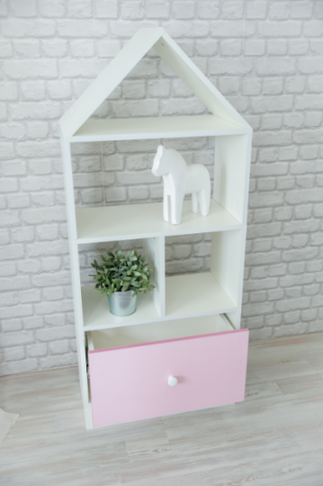 Стеллаж-домик высокий МДФ