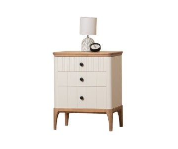 Тумба Грета №10 прикроватная, широкая, 3 ящика