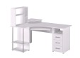 Стол компьютерный С-237+СЕ237 белый