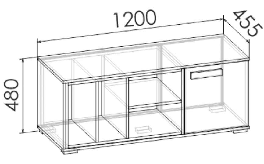 Тумба ТВ "Румика SKY"