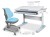 Детский стол Mealux Edmonton Multicolor Lite с полкой (BD-610) + кресло ErgoKids GT (Y-402) ortopedic