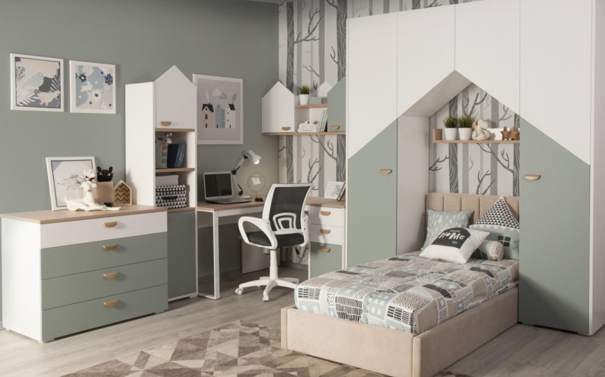 Комната "GRETA" серо-зеленая