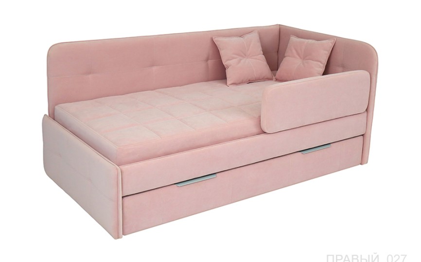 Кровать угловая "Бондо" 190 с дополнительным спальным местом 