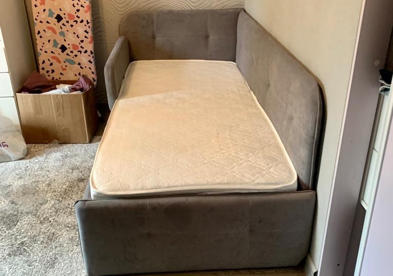 Кровать угловая "Бондо" 190 с дополнительным спальным местом 