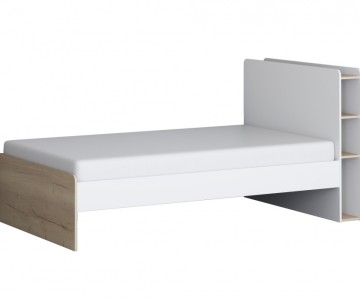 Кровать односпальная ДЕЛЬТА Лофт 19.12 White