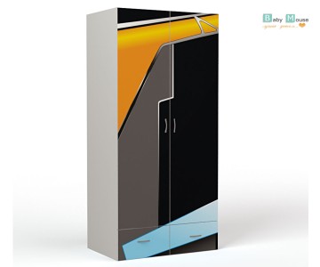 Шкаф 2-х дверный "Pilot" для мальчика 