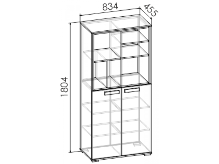 Шкаф-пенал ШК "Румика SKY"