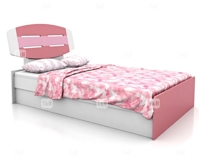 Кровать без ящиков Emme Pink (Tomy Niki) 120 см