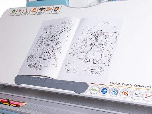 Комплект парта Edmonton Multicolor + кресло Ortoback (BD-610 + Y-508)