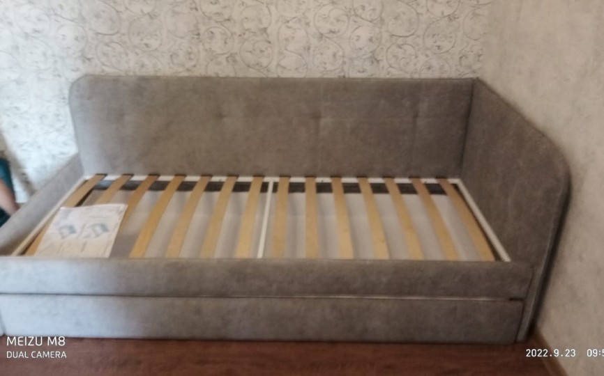 Кровать угловая "Бондо" 170 с дополнительным спальным местом 