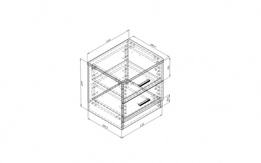 Тумба ДЕЛЬТА Лофт 24.11 White