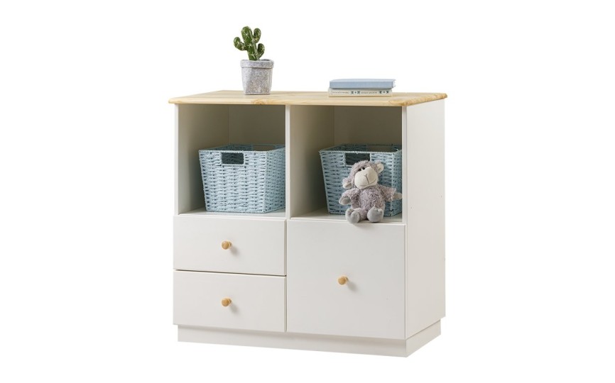 Комод - квадрат с двумя открытыми полками Тимберика Кидс №5