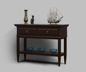 Тумба широкая Бьёрт с открытой полкой 1-45