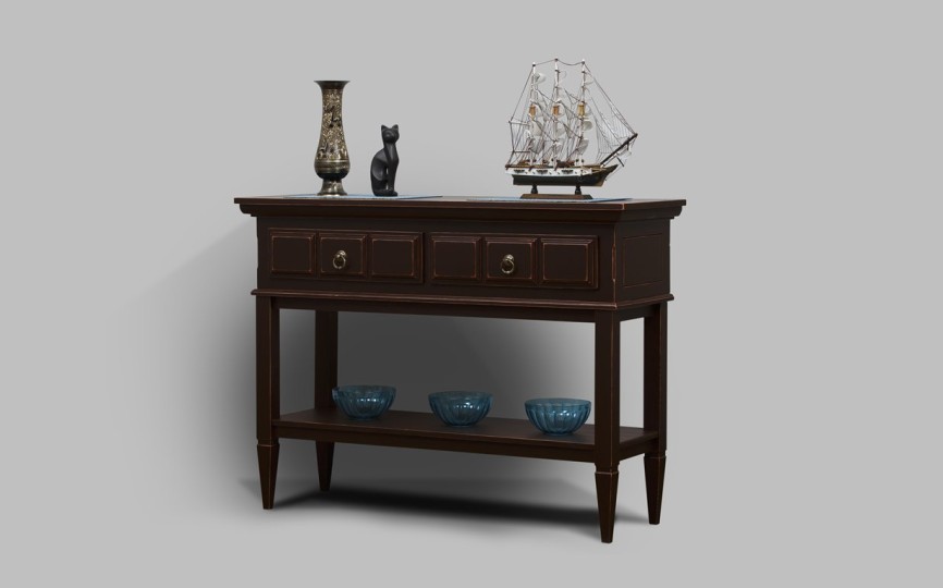 Тумба широкая Бьёрт с открытой полкой 1-45