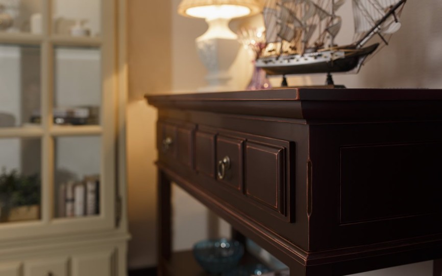 Тумба широкая Бьёрт с открытой полкой 1-45