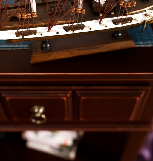 Тумба широкая Бьёрт с открытой полкой 1-45