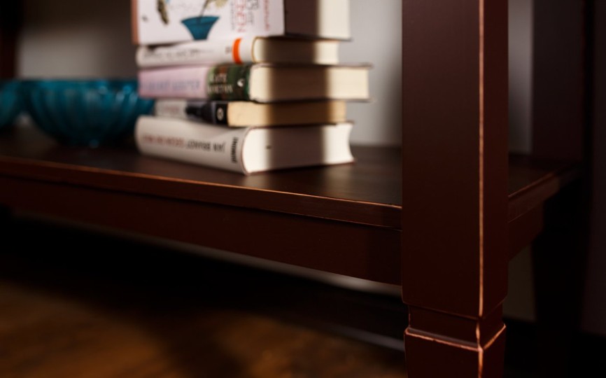 Тумба широкая Бьёрт с открытой полкой 1-45