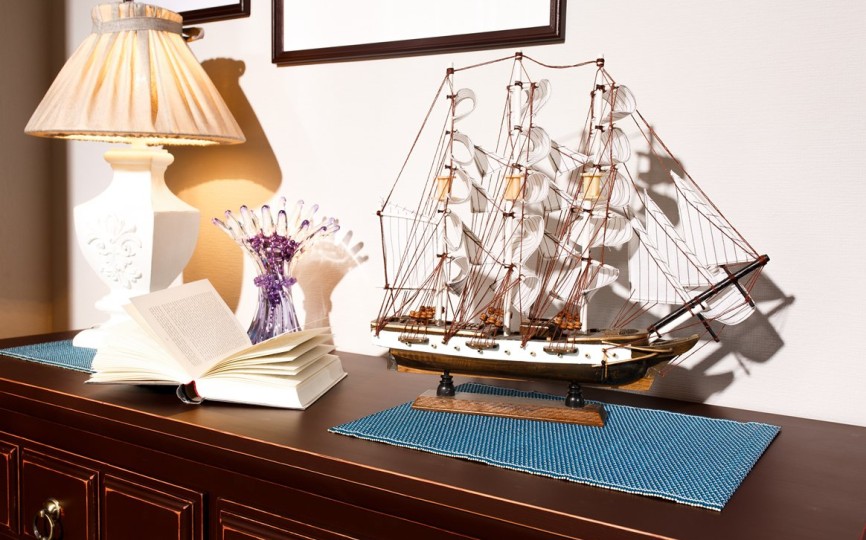 Тумба широкая Бьёрт с открытой полкой 1-45