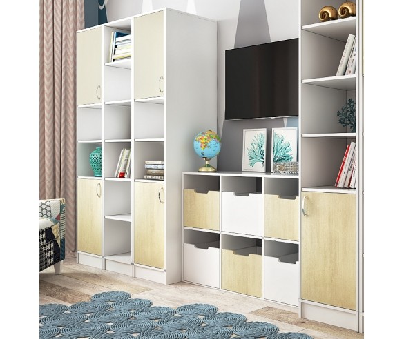 Стеллаж для игрушек (13/70х2шт + 13/69х2шт) Фанки Кидз. Стеллаж для игрушек (13/70х2шт + 13/69х2шт) Фанки Кидз.