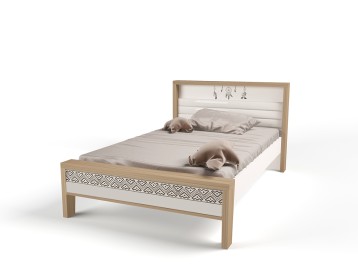 Кровать №1 MIX Ловец снов (кремовый, цветной), 190х120 см
