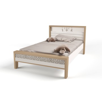 Кровать №1 MIX Ловец снов (кремовый, цветной), 190х120 см